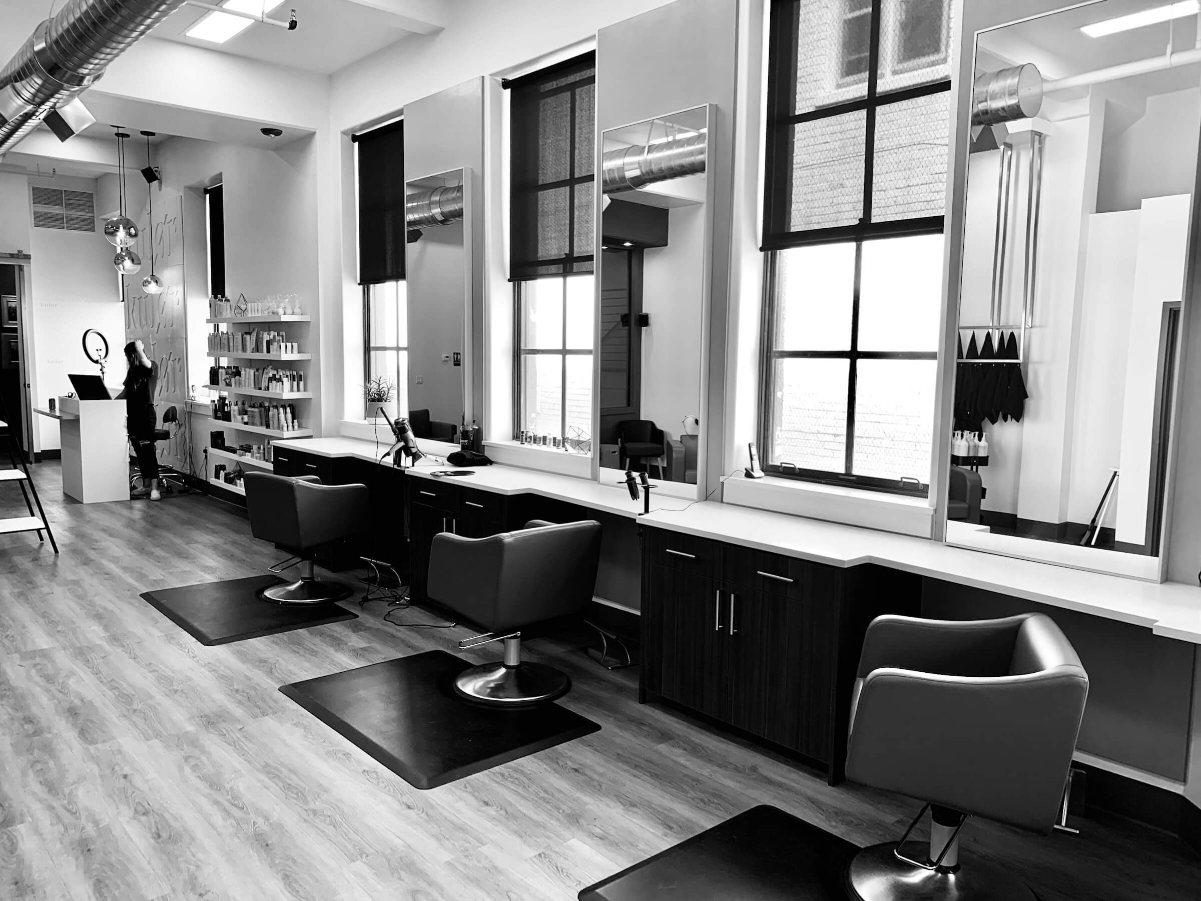 Barbershop interior